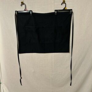 Black Waist Apron with Pockets